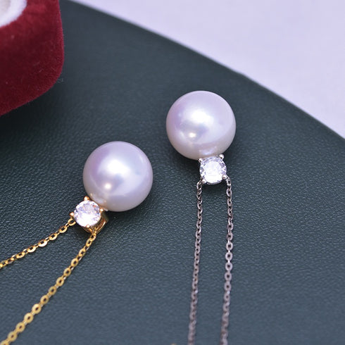 Timeless Kate Zirconia Pearl Pendant Necklace - Perfect Daily Wear
